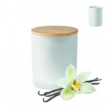 Logo trade corporate gifts picture of: Plant based wax candle 120 gr