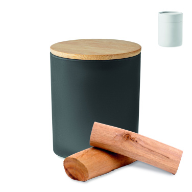 Logo trade promotional giveaways image of: Plant based wax candle 200 gr