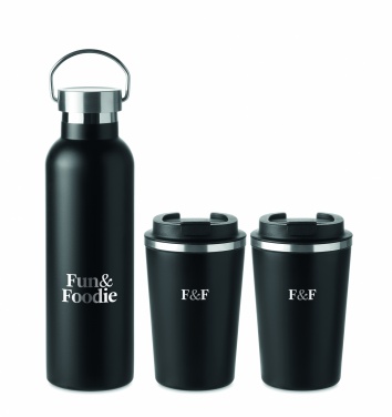 Logotrade promotional item image of: Stainless steel double wall set