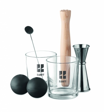 Logo trade advertising products image of: Set of 7 pieces cocktail set