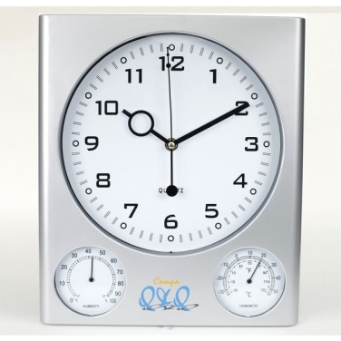 Logo trade promotional items image of: Plastic wall clock DEN HAAG