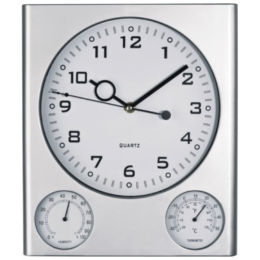 Logo trade corporate gifts image of: Plastic wall clock DEN HAAG