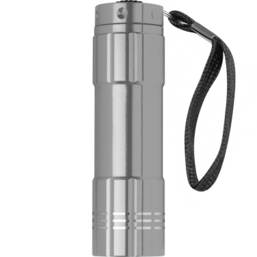 Logo trade promotional giveaways picture of: 6 COB metal torch MONTARGIS