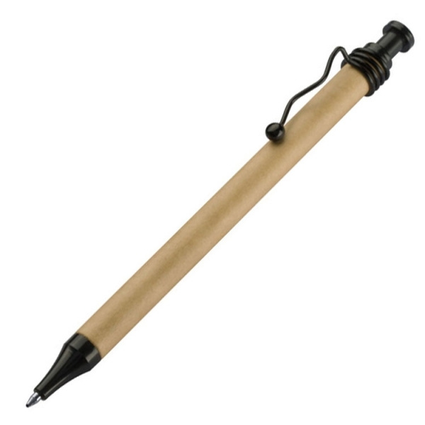 Logotrade promotional gift image of: Cardboard ballpen CRAMLINGTON