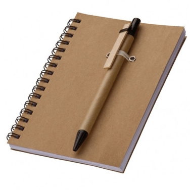 Logo trade corporate gifts image of: A6 ECO Notepad KEYSTONE