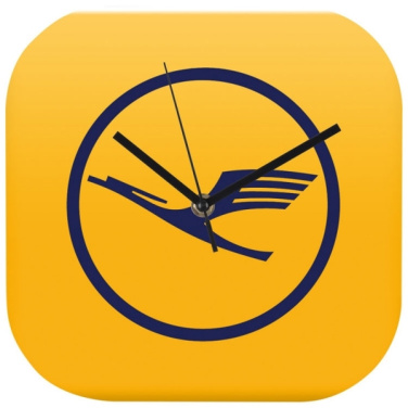 Logotrade advertising product image of: Wall clock with all over clock face BEL AIR