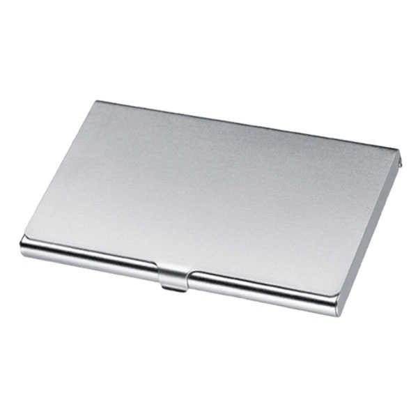 Logotrade promotional gift picture of: Metal business card holder CORNWALL