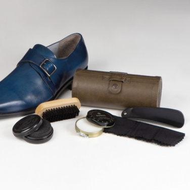 Logo trade business gifts image of: Shoe polish roll GRENOBLE