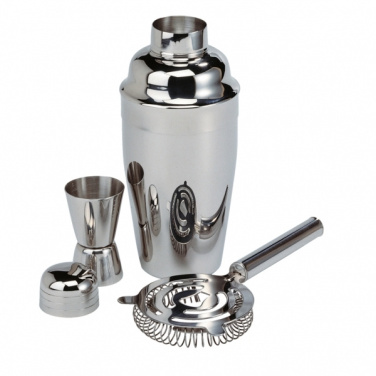 Logo trade corporate gifts picture of: Metal cocktail set, 3-piece MESSINA