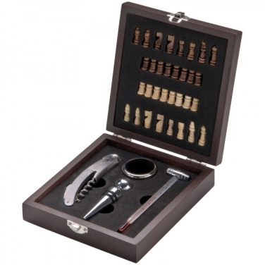 Logotrade promotional merchandise photo of: Chess wine set SAN GIMIGNANO