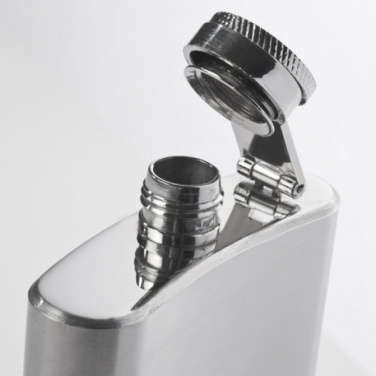 Logo trade advertising product photo of: Stainless steel hip flask FRESNO 104 ml