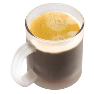 Logo trade promotional items image of: Glass coffee mug GENEVA 300 ml