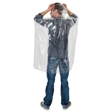 Logo trade corporate gifts image of: Emergency poncho TOURS
