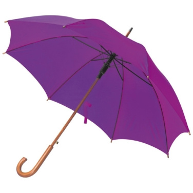 Logotrade promotional gift picture of: Wooden automatic umbrella NANCY