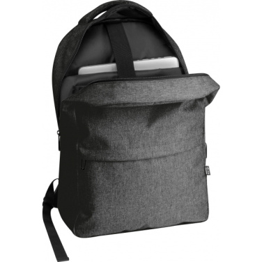 Logo trade promotional items picture of: rPET backpack RIMINI