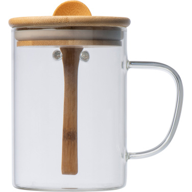 Logotrade promotional gifts photo of: Glass mug JACKSON 420 ml