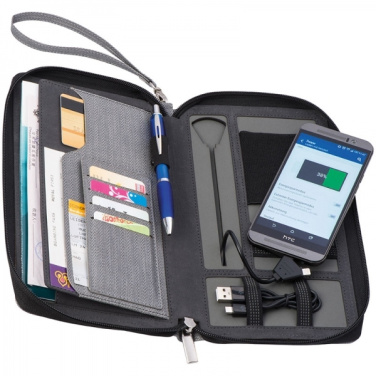 Logotrade promotional product picture of: Travel folder with power bank Almera