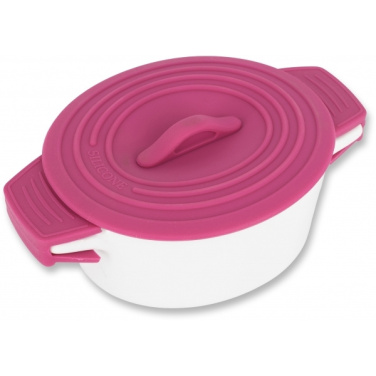 Logotrade business gift image of: Porcelain pot with silicone lid DELHI