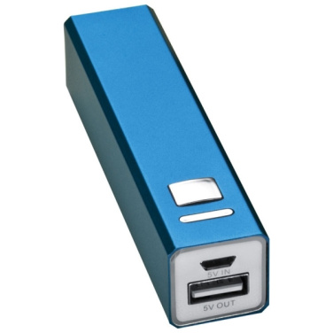 Logotrade promotional product picture of: Metal power bank PORT HOPE 2200mAh