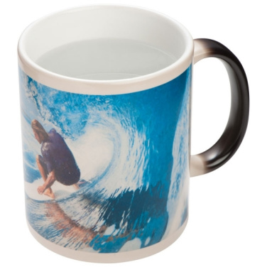 Logotrade promotional products photo of: Colour-changing sublimation mug SIRMIONE 300 ml
