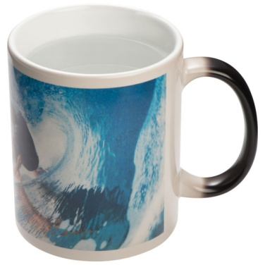 Logotrade promotional merchandise image of: Colour-changing sublimation mug SIRMIONE 300 ml