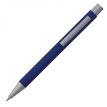Logo trade promotional merchandise photo of: Metal ballpen soft touch ABU DHABI
