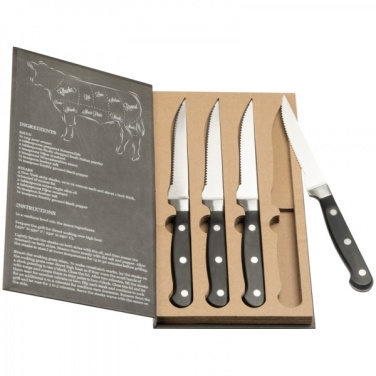 Logotrade advertising product picture of: Steak knife set LONDON