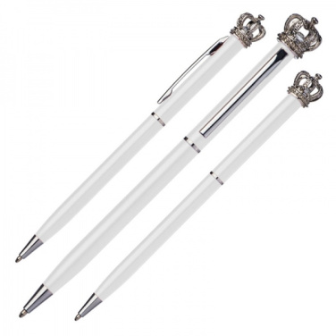 Logotrade promotional products photo of: Metal ballpen KINGS PARK