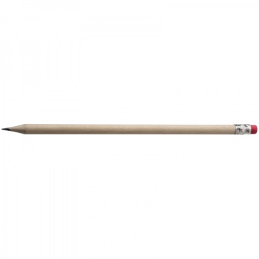 Logo trade promotional product photo of: Pencil with eraser HICKORY