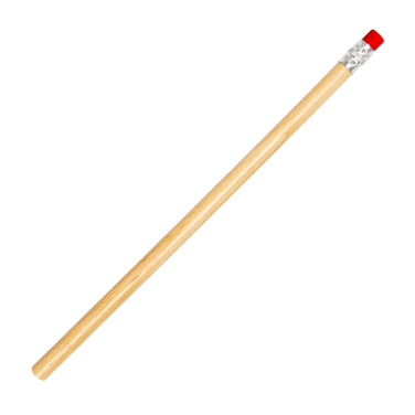 Logo trade promotional products image of: Pencil with eraser HICKORY