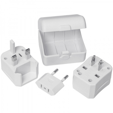 Logo trade promotional products picture of: Travel adapter PERU