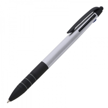 Logo trade promotional merchandise image of: Plastic ballpen 3in1 BOGOTA