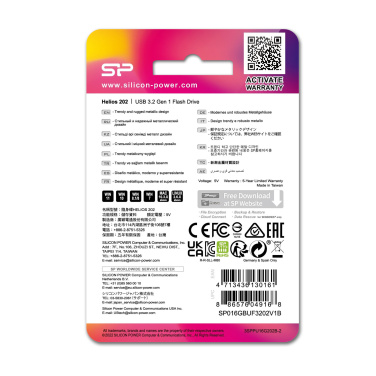 Logotrade advertising product image of: Pendrive Silicon Power HELIOS 202, 3.2 Gen 1, 32GB