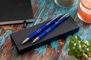 Logotrade advertising product image of: Metal writing set CLAREMONT