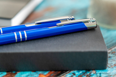 Logotrade promotional product image of: Metal writing set CLAREMONT