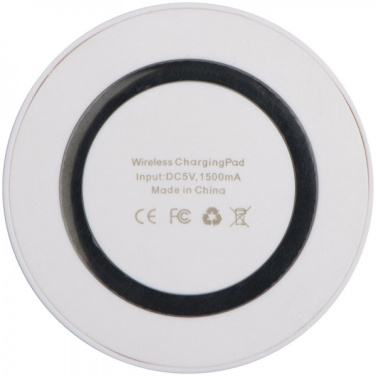 Logo trade promotional merchandise picture of: Induction charger KARTHAGO