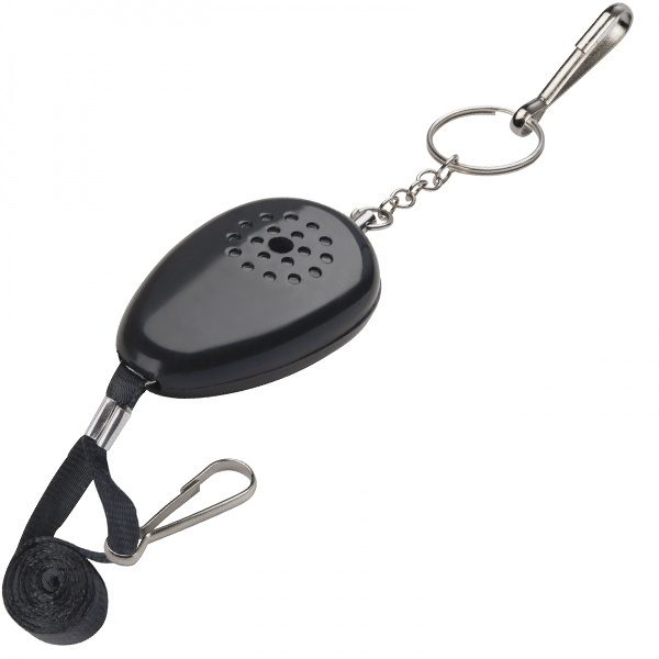 Logo trade promotional products image of: Keyring with alarm function OVADA
