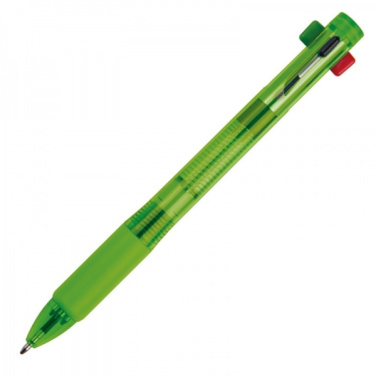 Logotrade promotional product picture of: Plastic ballpen 4in1 NEAPEL