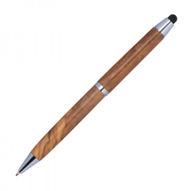 Logotrade corporate gift picture of: Wooden ballpen with touch function ERFURT