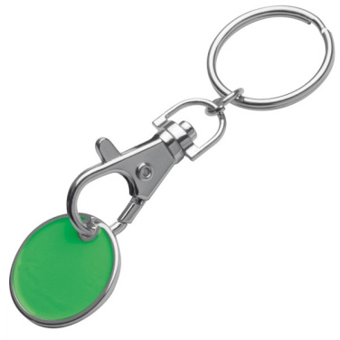 Logo trade advertising product photo of: Keyring with shopping coin ARRAS