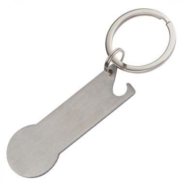 Logotrade promotional gift image of: Keyring with shopping cart chip STICKIT
