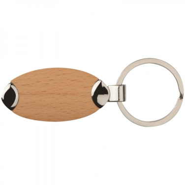 Logo trade promotional item photo of: Wooden keyring BALTRUM
