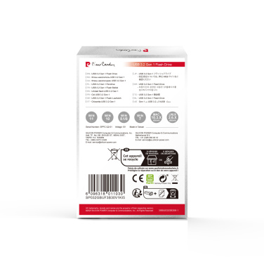 Logo trade promotional giveaways image of: PENDRIVE PIERRE CARDIN USB 32GB