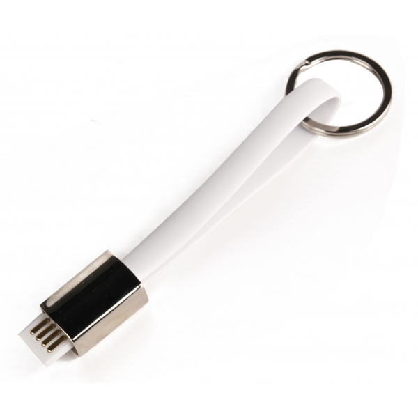 Logotrade promotional giveaway picture of: Data transfer cable and keyring