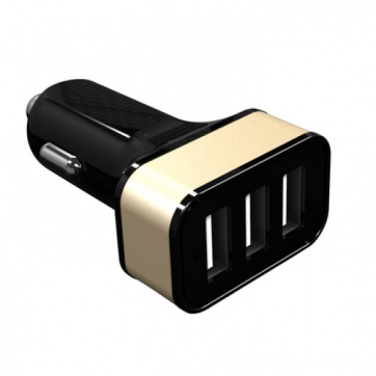Logotrade promotional item picture of: Car Charger with 3 USB ports