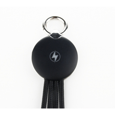 Logo trade promotional giveaways picture of: 3in1 cable with enlighted logo for engraving, RXD-368