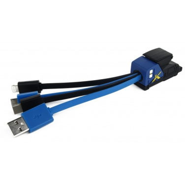 Logotrade promotional gift picture of: Personalized charging cable 3in1