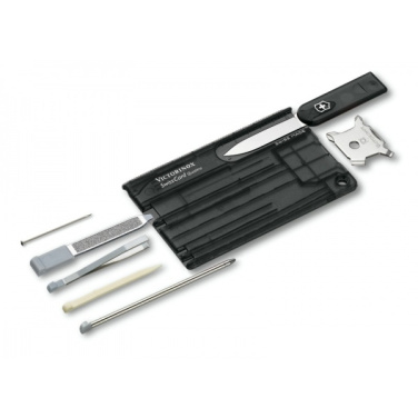 Logo trade promotional merchandise photo of: SwissCard Quattro Victorinox