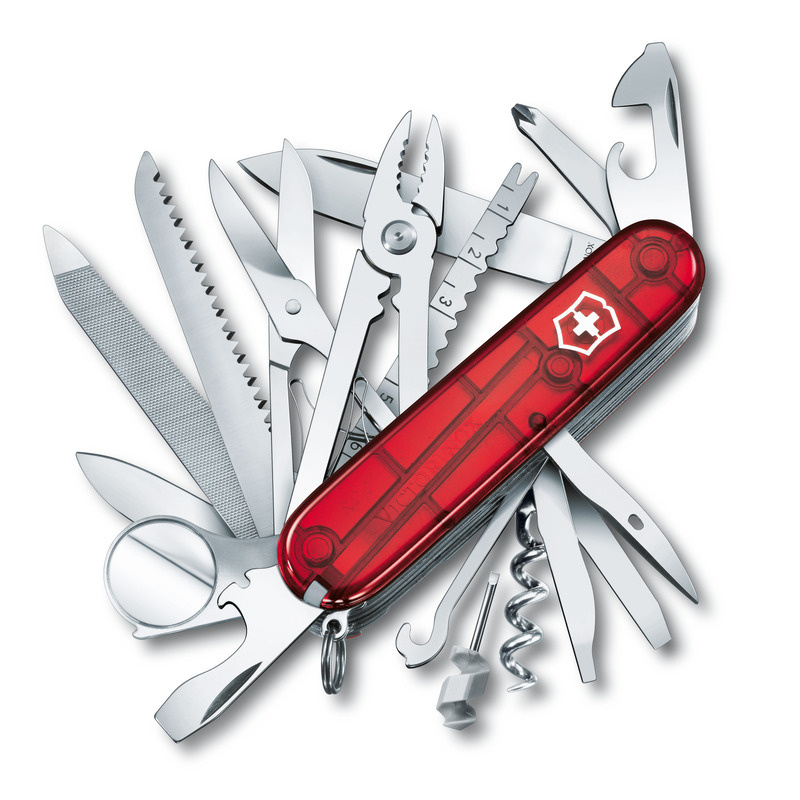 Logotrade promotional products photo of: Pocket knife SwissChamptransparent Victorinox