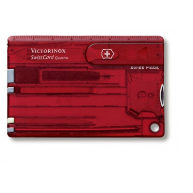 Logo trade promotional giveaway photo of: SwissCard Quattro Victorinox